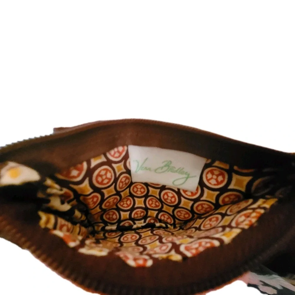 Vera Bradley Burgundy Medallion Mini Zip Coin Purse‎ - Picture 4 of 6